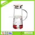 Best selling products promotional cool water jug with 2 double wall glass cup